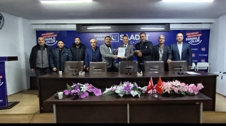 SAADET PARTİSİ GAZİANTEP İL BAŞKANLIĞINDA GÖREV DEĞİŞİKLİĞİ